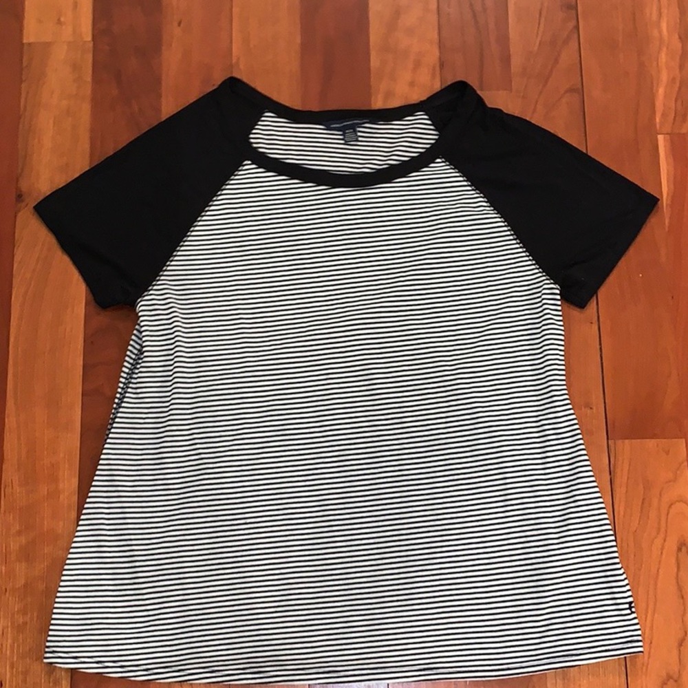 Black and white striped shirt
